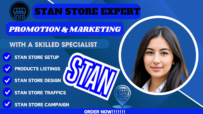 Gig Preview - Setup stan store stan promotion stan store design stan store marketing