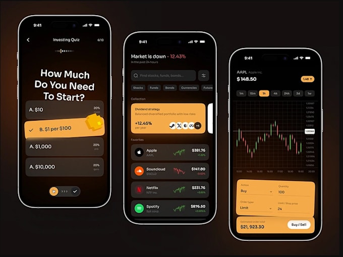 Bestseller - develop trading app forex trading app stock trading app crypto trading app