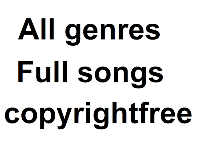 Bestseller - do a complete songtrack only with your text, you can choose the style all genres