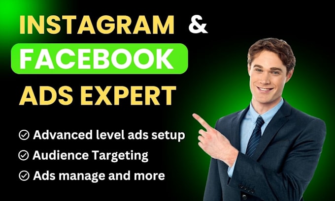 Gig Preview - Do facebook ads setup and manage ad run instagram