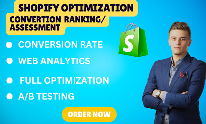 Gig Preview - Elevate shopify sales with cro audit, with shopify conversion rate optimization