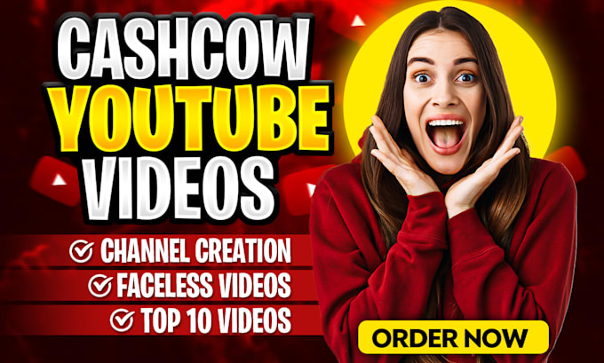 Gig Preview - Create best top 10 cash cow faceless videos for youtube automation channel