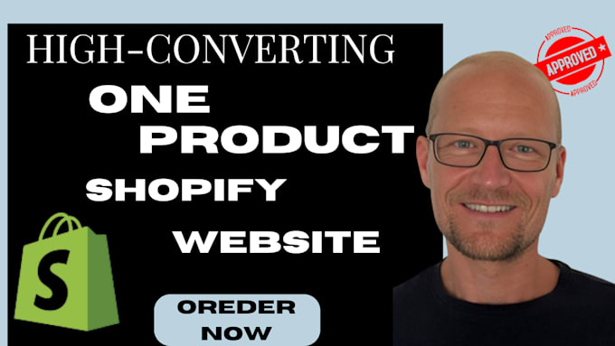 Gig Preview - Build a profitable shopify one product dropshipping store, dropshipping website