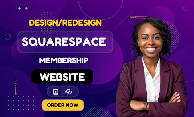 Gig Preview - Design squarespace membership subscription squarespace online course website