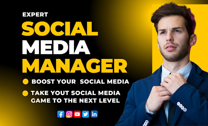 Gig Preview - Be your expert social media marketing manager and content creator