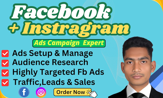 Gig Preview - Set up high converting facebook and instagram ads campaigns