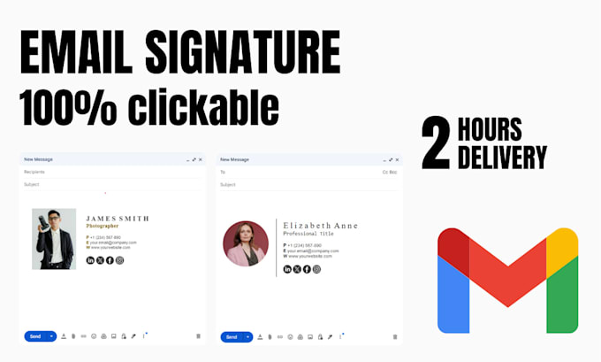 Bestseller - make clickable email signature for gmail