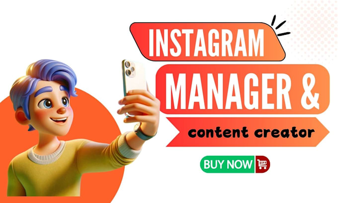 Gig Preview - Serve as your instagram marketing manager and content creator