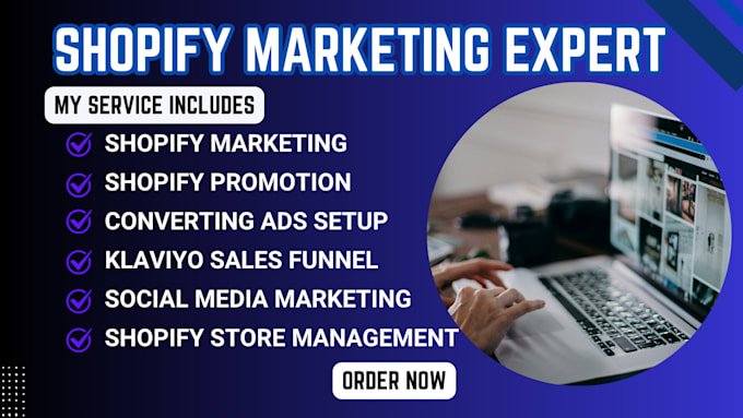 Gig Preview - Do converting shopify marketing, store promotion, facebook ads to boost sales