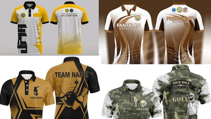 Gig Preview - Design sublimation sports jersey design or sportswear needs