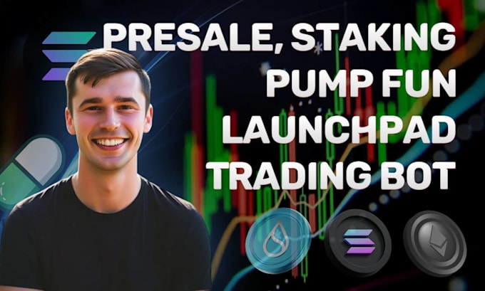 Gig Preview - Buile presale, launchpad, pump fun, trading bot, staking dapp