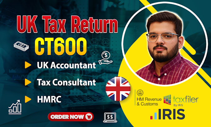 Gig Preview - Be your UK accountant for uk tax return filing with hmrc, vat, ct600