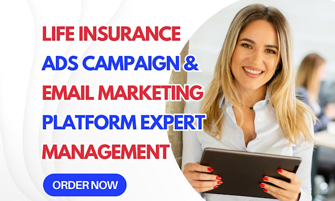 Gig Preview - Be your go high level expert manage life insurance email campaign generate leads