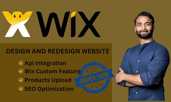 Gig Preview - Build design redesign  professional wix website landing page studio online store