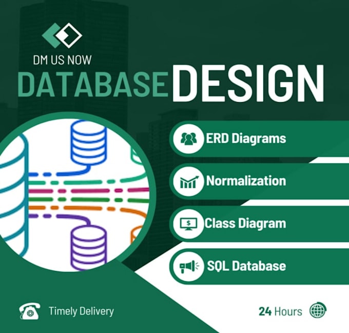 Gig Preview - Design sql database nosql database er diagram logical schema and user interface