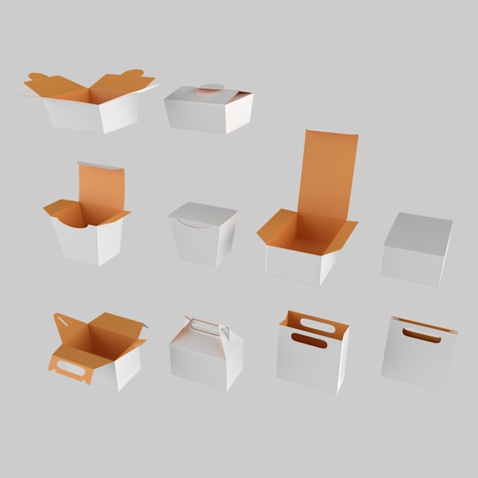 Gig Preview - 3d modeling and rendering for your product packaging