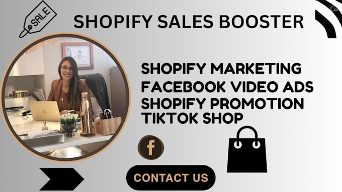 Gig Preview - Do shopify social media marketing manager shopify promotion to boost store sales