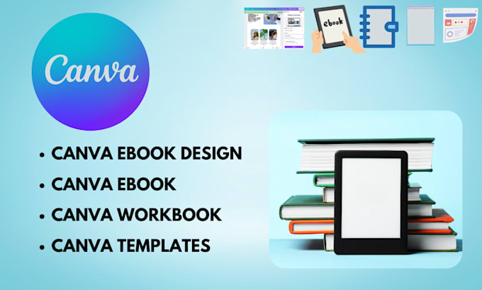 Gig Preview - Do canva ebook design, canva workbook, and canva templates