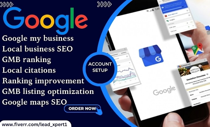 Gig Preview - Google my business account setup gmb listing gmb ranking seo gmb optimization