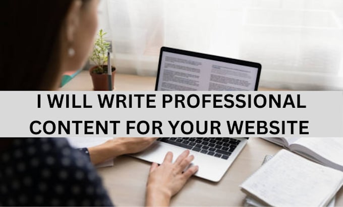 Gig Preview - Write content for your website as your copywriter