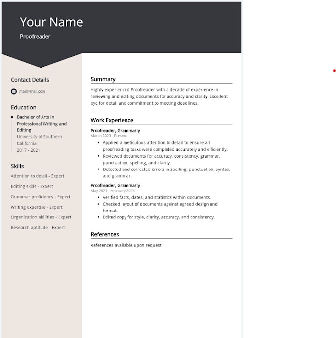 Bestseller - write mind resume for you