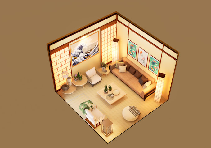 Bestseller - make your room in isometric view