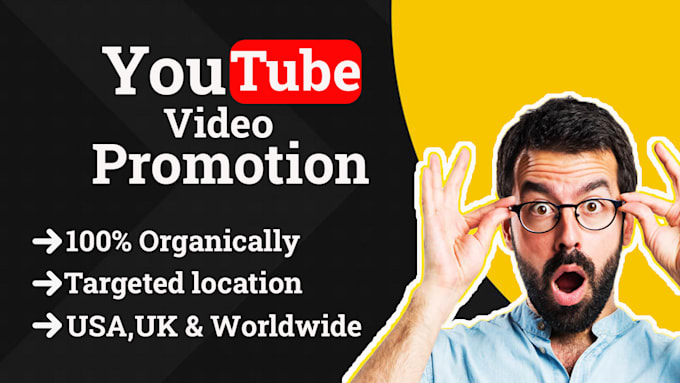 Bestseller - do organic youtube promotion and management for your videos and channel