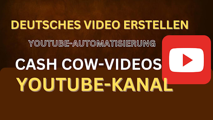 Gig Preview - Machen sie youtube automatisierung, gesichtslose video in 4k