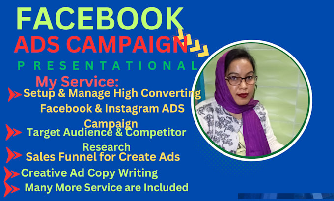 Gig Preview - Be your professional facebook ads manager