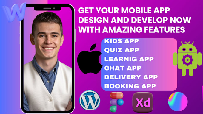 Gig Preview - Do mobile app development ios app development flutter app development app design