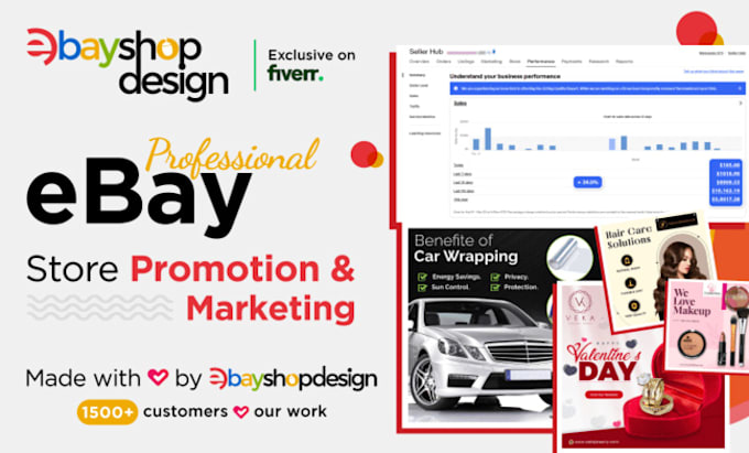 Gig Preview - Ebay store promotion, ebay marketing, ebay listing, ebay promotion, ebay SEO