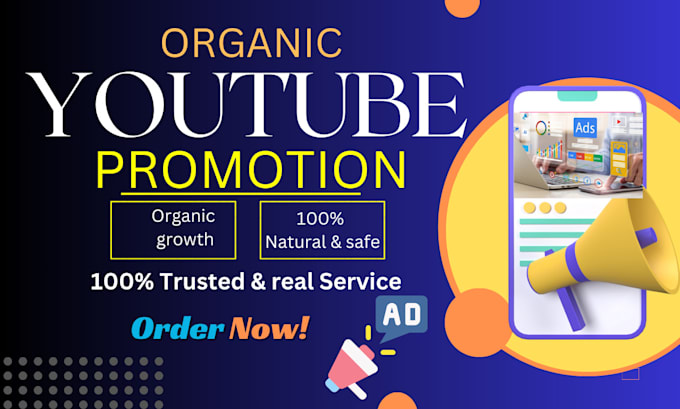 Bestseller - do best organic youtube video promotion for real growth