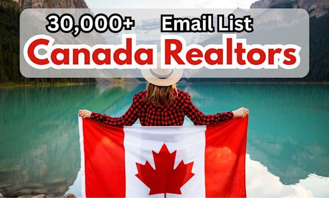 Gig Preview - Provide realtors or real estate agents email list from canada