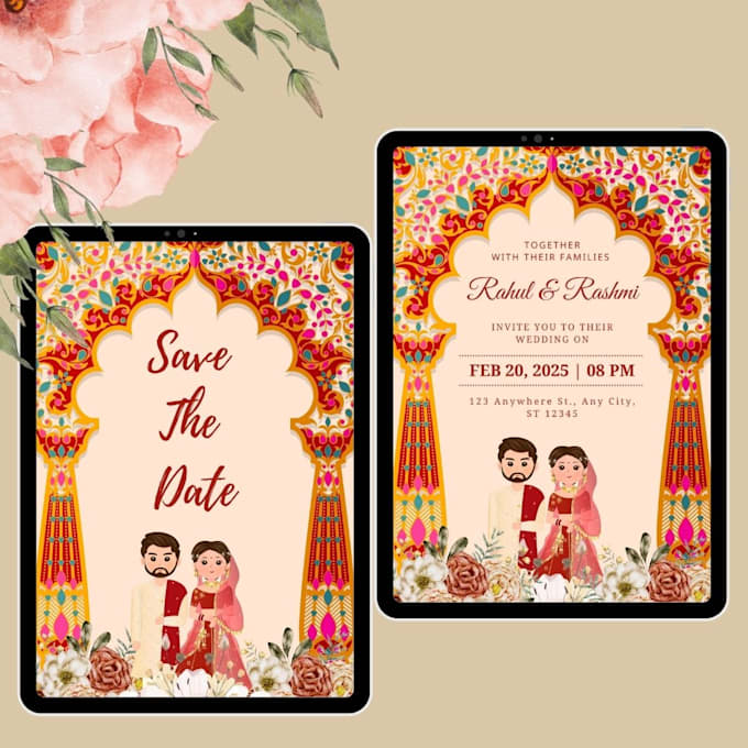 Gig Preview - Design digital wedding cards