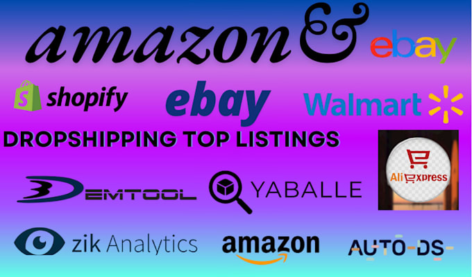 Gig Preview - Amazon to ebay dropshipping listings seo optimized products