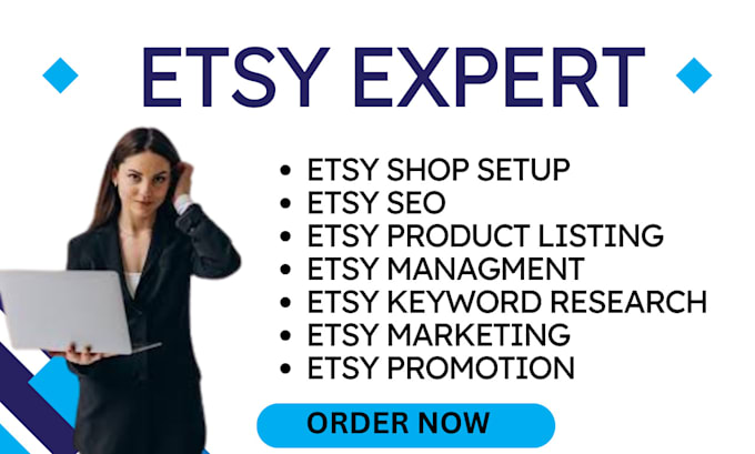 Bestseller - setup a etsy,make a massive sale and more reviews