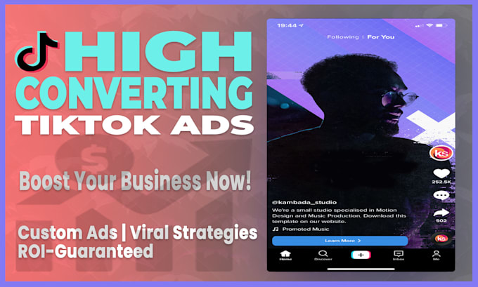 Gig Preview - Create high converting tiktok ads for your business