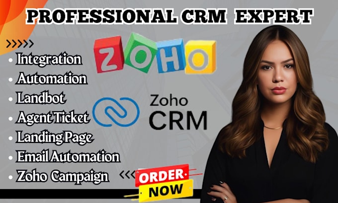 Gig Preview - Create custom zoho creator apps to automate your business zoho crm zoho recruit