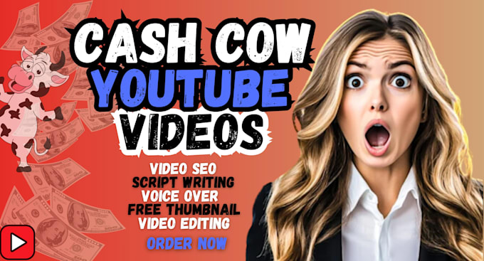 Bestseller - make custom cash cow videos, youtube automation, faceless channel