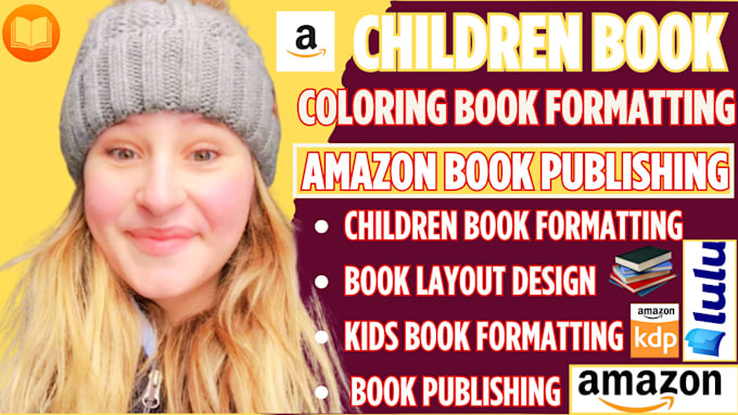 Gig Preview - Do coloring book formatting for amazon KDP children book publishing