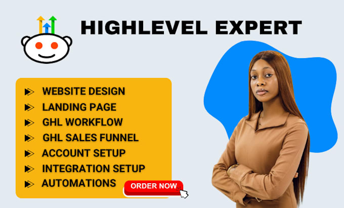 Gig Preview - Gohighlevel sales funnel gohighlevel automation gohighlevel landing page saas