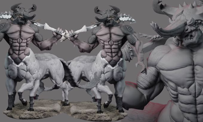 Bestseller - sculpt 3d character model zbrush statue toy miniature mold design stl 3d print