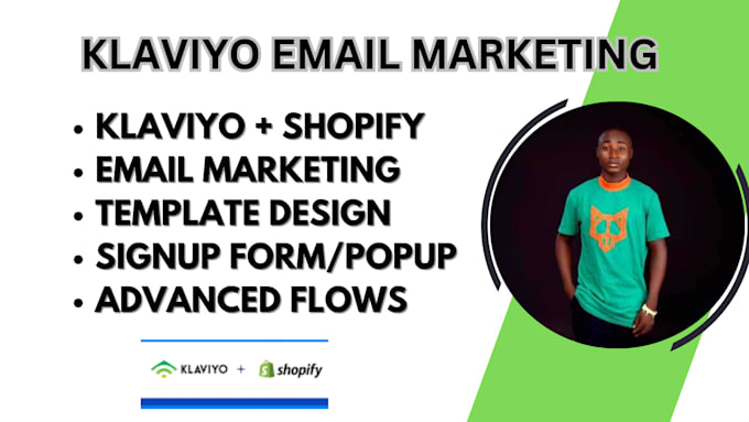 Gig Preview - Setup klaviyo email marketing, klaviyo sales funnel