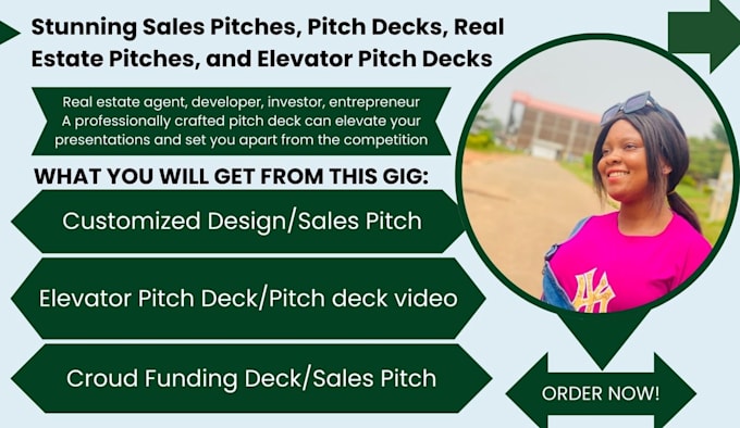 Gig Preview - Do professional pitch deck presentation designer