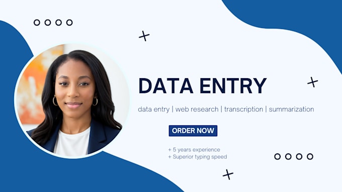 Gig Preview - Be your experienced data entry administrative assistant