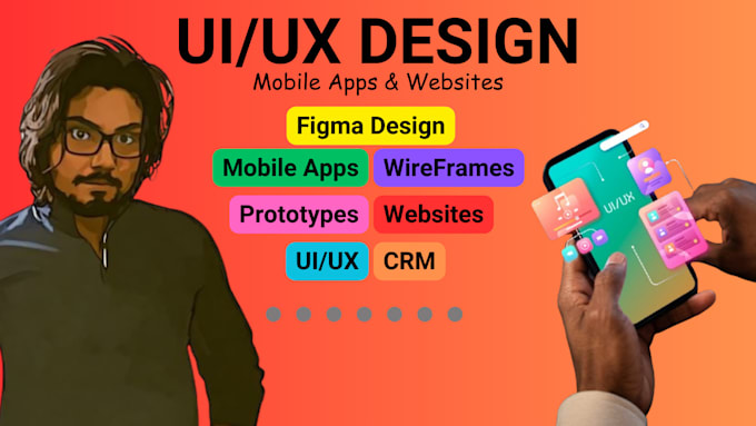 Gig Preview - Do professional UI UX design wireframes prototypes and responsive layouts