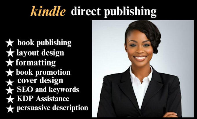 Gig Preview - Format publish and promote my book on amazon and kindle KDP