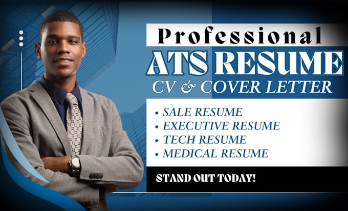 Gig Preview - Do professional sales resume writing executive resume tech resume ats resume