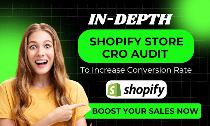 Gig Preview - Increase shopify cro shopify cro audit shopify conversion rate shopify review