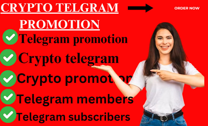 Gig Preview - Promote your telegram with real and active crypto subscriber, telegram marketing